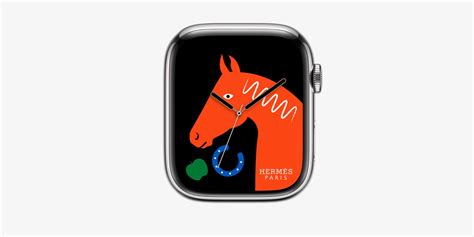 hermes lucky horse face apple watch